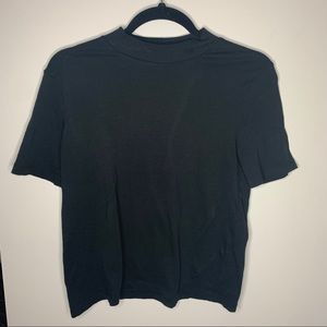 Zara black crew neck t-shirt